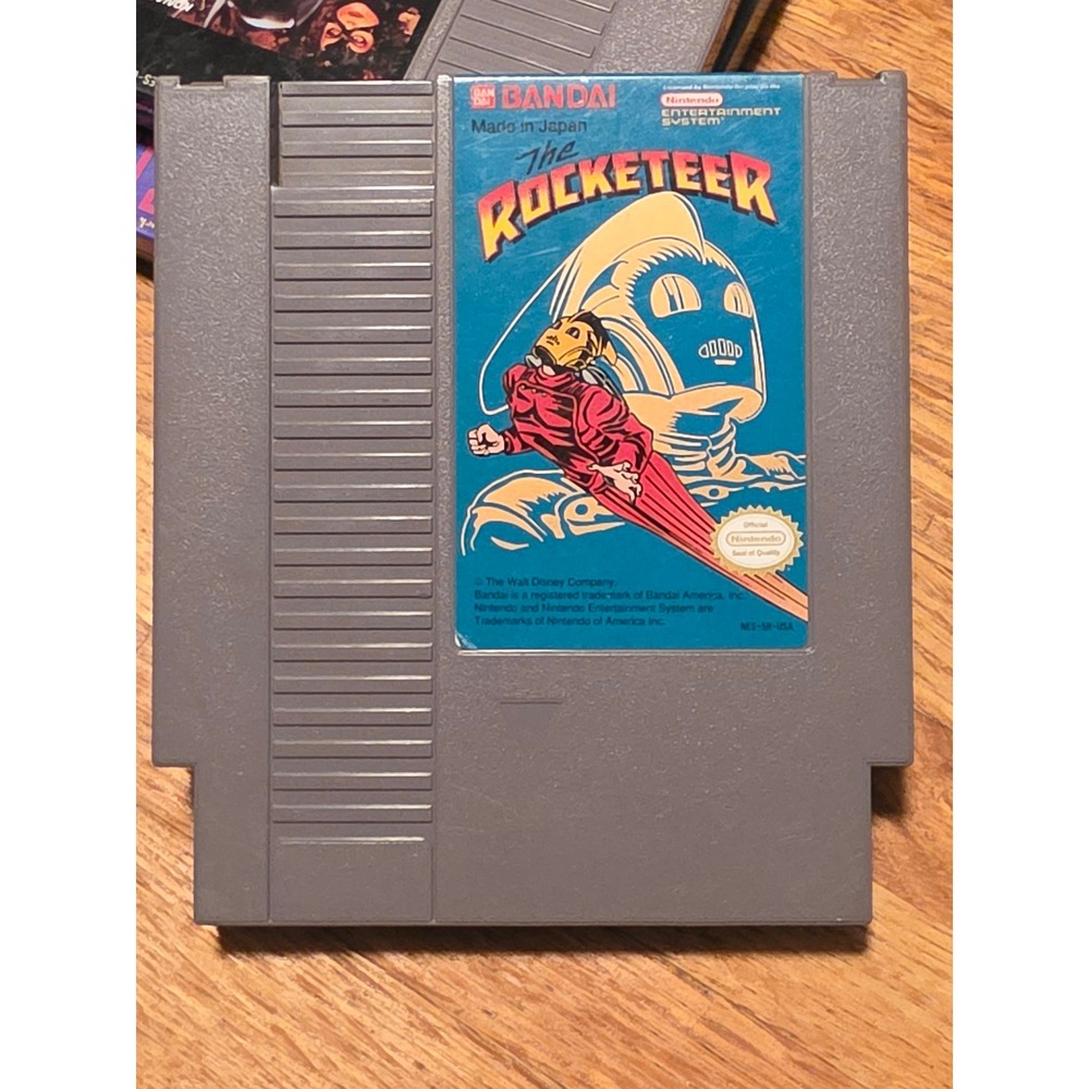 The Rocketeer Nintendo NES Bandai 1991 Disney Action Video Game NES-5R-USA